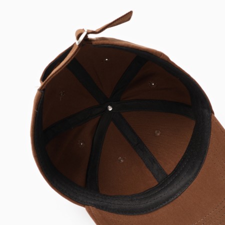 Cap "baseball cap" children, brown color, size 50-52-3