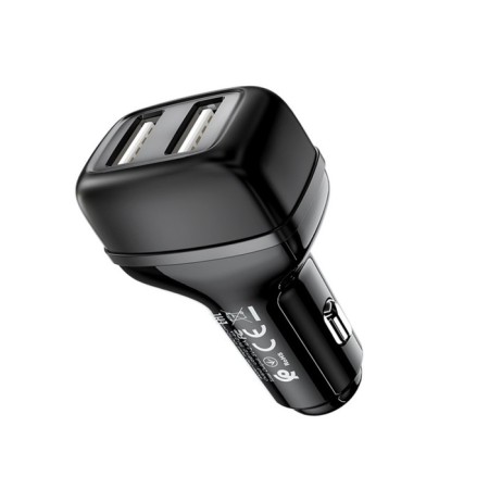 Hoco Z36, 2 USB, 2.4 A, black car-2