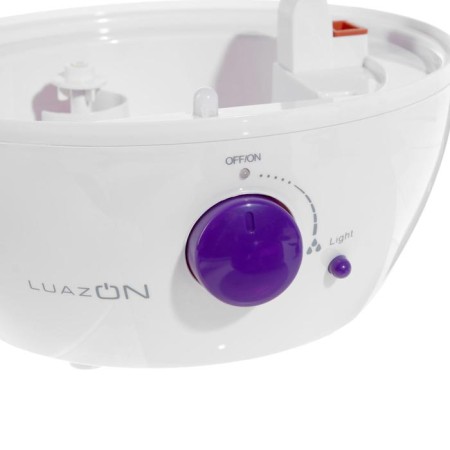 Air humidifier Luazon LHU-02, ultrasound, 2.4 l, 25 watts, white-violet-3