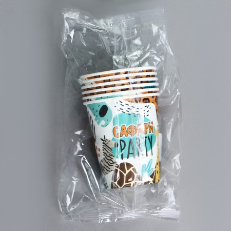 A single -cut paper of paper safari, set 6 pcs, 250 ml-2