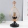 Summary Metal, glass for 1 candle d = 4.5 cm "Evander" 17.5x16.5x42 cm