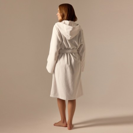 Terry robe with a hood Women's SL Home: Basic "Blanc de Blanc", Rr. M, 100% HL, 420 g/m2-6