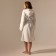 Terry robe with a hood Women's SL Home: Basic "Blanc de Blanc", Rr. M, 100% HL, 420 g/m2