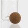 Glass Bank for bulk products with a cork lid Bellatenero "IVF. Ball ", 800 ml, 9 × 18.5 cm