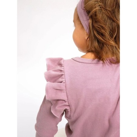 Details for children with ruffles fashion, height 68 cm, pink color-2