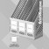 Vertical papers, 3 compartments, erichkrause, prefabricated, gray
