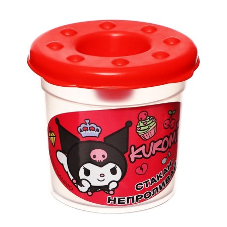 Kuromi cup-nonsense, transparent, mix-2