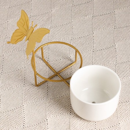 Pot on the stand "Butterfly" 9x6cm-5
