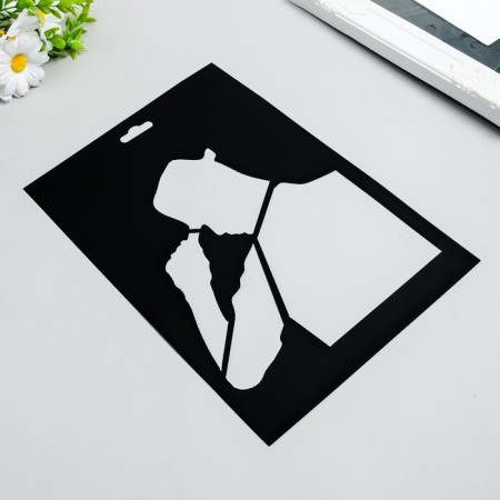 Plastic stencil "man" 20x29cm-1