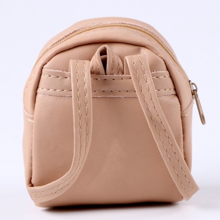 Bag for the doll "Bear", beige color-3