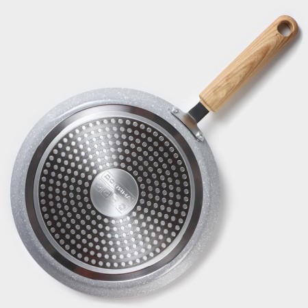 Pan pancake shade Grit, D = 22 cm, Soft-Touch handle, anti-stick coating, induction, color gray color-5