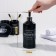A set of accessories for the bathroom "Loft", 4 items (soap dish, soap dispenser 420 ml, 2 cups), black color