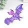 Souvenir-Antistress "Bat Bartog" 23.5x11.5x3.8 cm, lilac