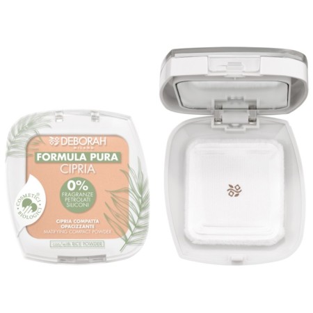 Facial powder matting Deborah Milano Formula Pura Matifying Compact Powder, tone 03, 9 g