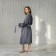 Shifu robe, size XL, dark blue color