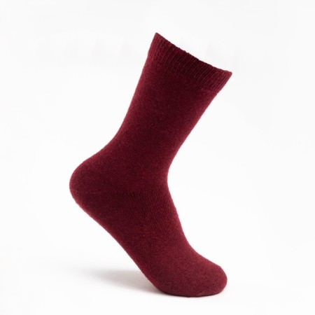 Women's socks, burgundy color, size 36-40