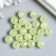 Plastic beads "Balls light yellow with sparkles" glow in the dark set of 20 g d = 1.2 cm