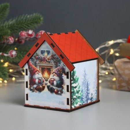 New Year's tea house "Fairytale well -being" 10.5x9.5x12 cm-2