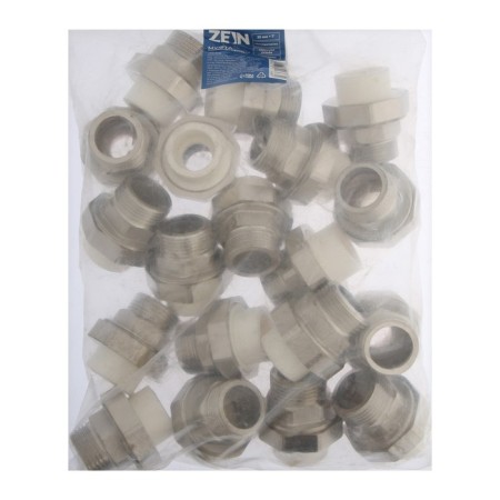 Combined Zein, polypropylene, American, external thread, d = 25 mm x 1 "-3