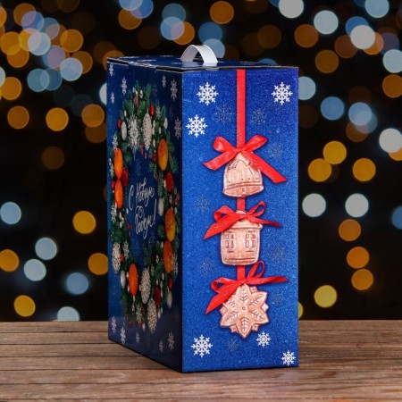 Gift box "New Year's decor", 28.5 x 14 x 33 cm-3