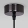 Lamp ceiling Elektrostandard, Hill Led 5 W, 92x92x1200 mm, IP20, black pearl color