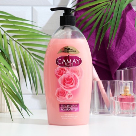 Camay shower gel "Romantic", 750 ml