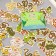 Stickers for creativity "Snake" embossing gold set 48 pcs 9x7x0.8 cm