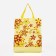 Household bag without fastening, yellow color
