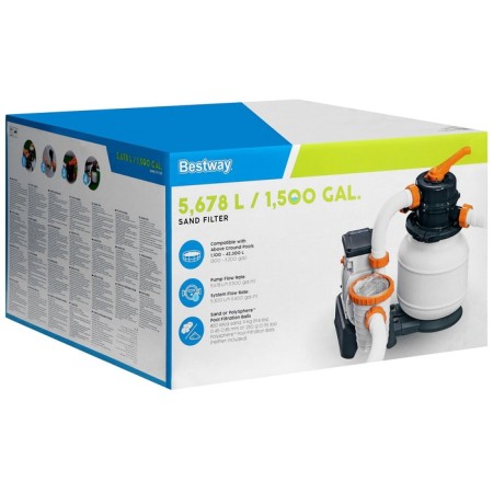 Filter pump for pools Sand, 220-240V, 5678 l/h, 58497 Bestway-7