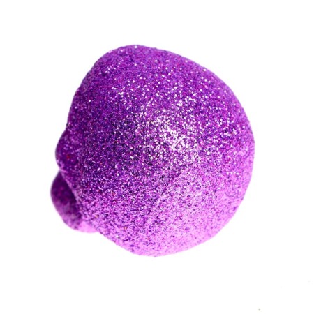 Figure for crafts and decor "Skull", set 6 pcs., Size 1 pc: 4 × 4.5 × 4.5 cm, purple color-3