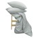 Monocolor pillowcase set, size 70x70 cm, 2 pcs
