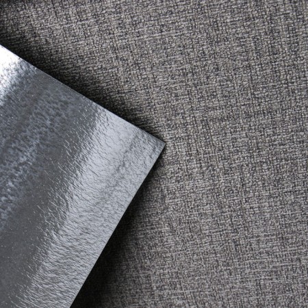 PVC panel self-adhesive in the roll of black and white, 2.8 m, 50cm, thickness2mm-2