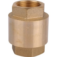 Клапан обратный STOUT SVC-0012-000020, 3/4", пружинный, муфтовый, с пластиковым седлом