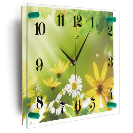 Wall watches: flowers, "chamomile", 30x40 cm-1