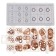 Copper gasket set, 150 pcs