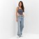 Top female denim Mist: Denim R.44, graphite