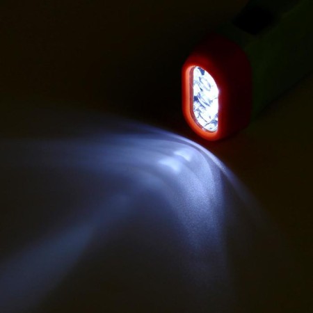 Set of a young researcher with binoculars and a flashlight-5