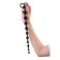 Anal beads Toyfa Popo Pleasure cephei, silicone, black, 33.5 cm, D 2.4 cm