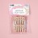 Brongs for sewing, 3 × 0.5 × 0.3 cm, 10 pcs, beige color