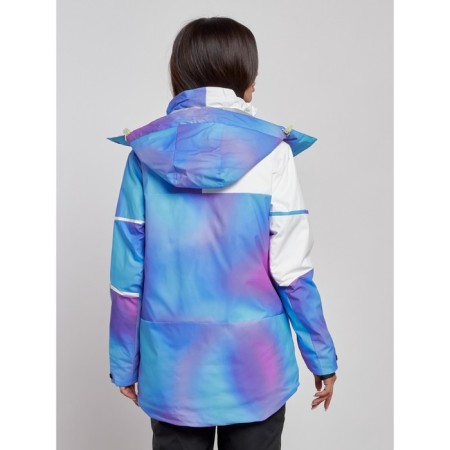 Ski jacket female, size 46, purple color-3