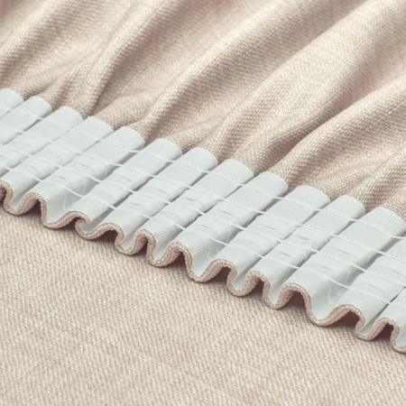 Set of curtains "Boho", size 150x270 cm, beige color, 2 pcs-2
