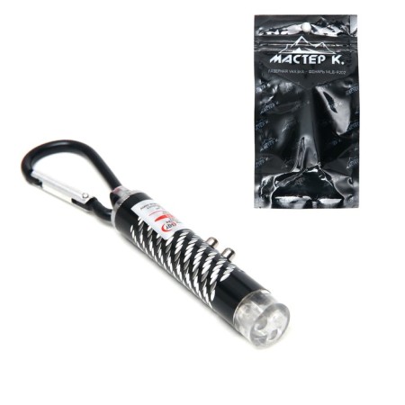Laser pointer "Master K", with carbine, 2 LED, 7 x 1.5 cm