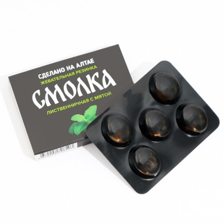 Chewing gum "Taiga larch with mint", 4 g-2