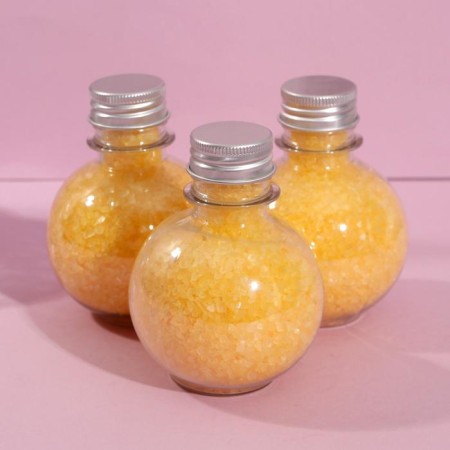 Gift set of cosmetics "Shiii Brightness", bath salt 3 x 190 g, pure happiness-3