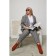Female suit, size 54, gray color