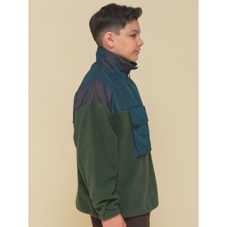 Jacket for boys, height 128 cm, khaki color-2