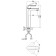 D&K Venice Gondola DA1022018 sink mixer, single -leaf, high spout, black