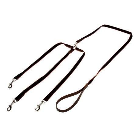 Set "Zononic": a leash 1.5 m with a triple arc, nylon tape, 20 mm, mix