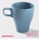 Mug ceramic shares Coffee Break, 280 ml, blue color