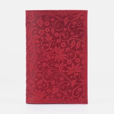 Cover for passport, red color
